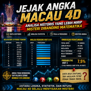 Jejak Angka Macau 4D: Analisa Historis yang Lebih Mirip Misteri Dibanding Matematika