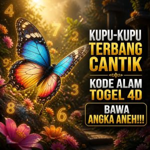 Kupu-Kupu Terbang Cantik, Kode Alam Togel 4D Bawa Angka Aneh!!!